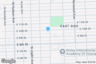 Map image of the property - 1226 E 10th St