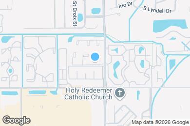 Map image of the property - 2025 Caribbean Dr S