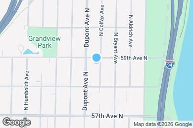 Map image of the property - 5849 N Colfax Ave