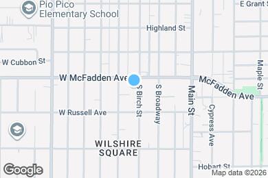 Map image of the property - 1114 S Birch St