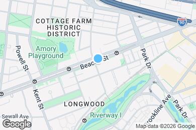 Map image of the property - 1401 Beacon St