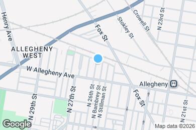 Map image of the property - 3239 N 26th St