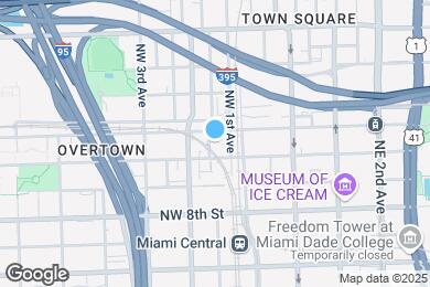 Map image of the property - 1027 NW 1st Ct