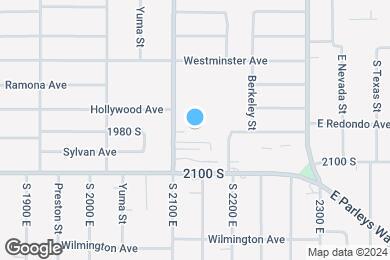 Map image of the property - The Highland at Sugar House