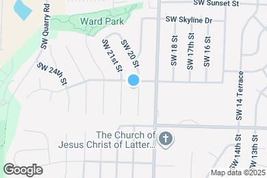 Map image of the property - 1301 SW 20 St