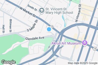 Map image of the property - 44 S Bates St