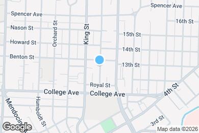 Map image of the property - 645 Wright St