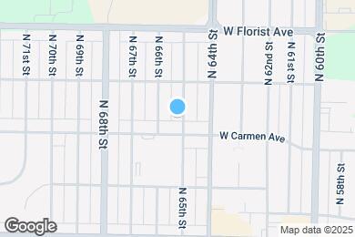 Map image of the property - 5823 N 65th St