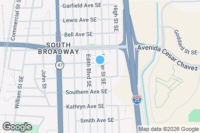 Map image of the property - 1505 Walter St SE