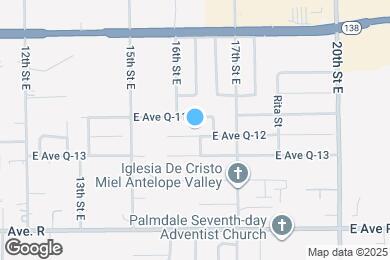 Map image of the property - 1579 E Avenue Q12