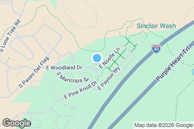 Map image of the property - 1316 E Trevor Way