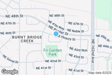 Map image of the property - 15619 NE Hickory St