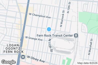 Map image of the property - 5846 N Marvine St