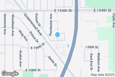 Map image of the property - 1424 E 156th St