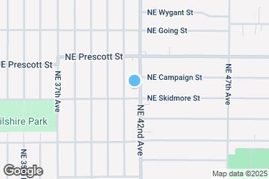 Map image of the property - 4325 NE 42nd Ave