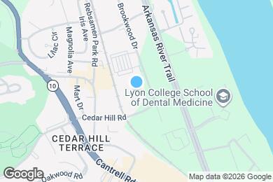 Map image of the property - 1200 Brookwood Dr