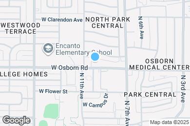 Map image of the property - 844 W Osborn Rd