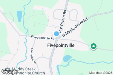 Map image of the property - 504 Fivepointville Rd
