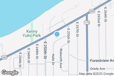 Map image of the property - 316 Halle Dr