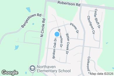 Map image of the property - 5286 Broken Oak Dr