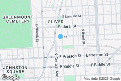 Map image of the property - 1428 N Eden St