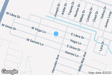 Map image of the property - 112 W Vega Ln