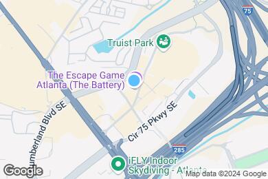 Map image of the property - Cortland at the Battery Atlanta