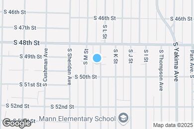 Map image of the property - 4832 S L St