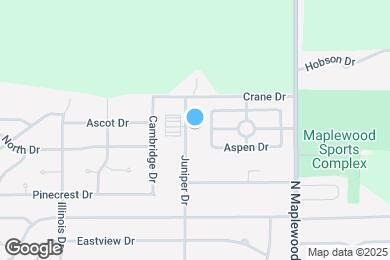 Map image of the property - 1334 Juniper Dr