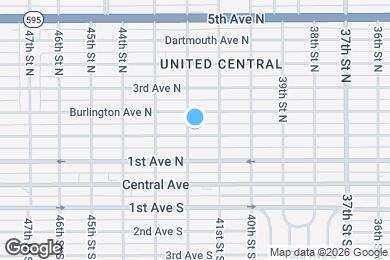 Map image of the property - 4153 2nd Ave N