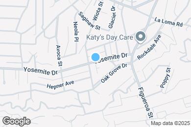 Map image of the property - 1250 Yosemite Dr