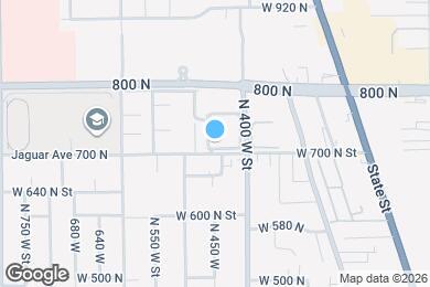 Map image of the property - 444 W 700 N St