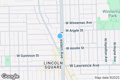Map image of the property - 4928 N Western Ave