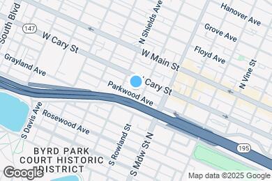 Map image of the property - 2108 Parkwood Ave