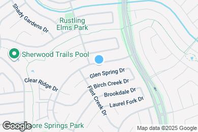 Map image of the property - 3214 Sycamore Springs Dr