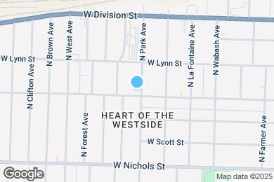 Map image of the property - 2209 W Calhoun St