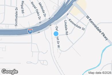 Map image of the property - 6800 Oak Crest Dr W