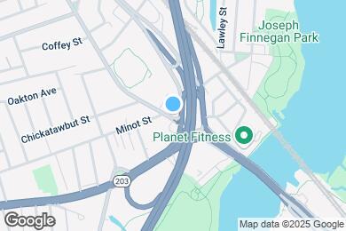 Map image of the property - 408 Neponset Ave