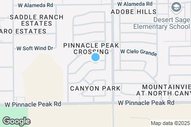 Map image of the property - 4337 W Avenida Del Sol