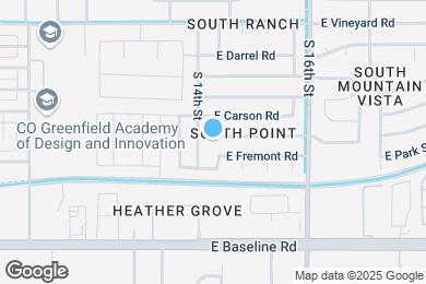 Map image of the property - 1411 E Carter Rd