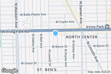 Map image of the property - 3934 N Hamilton Ave