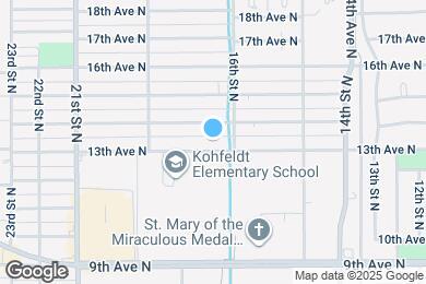 Map image of the property - 1610 13th Ave N