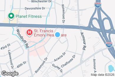 Map image of the property - 4333 Rosemont Dr #A