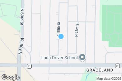 Map image of the property - 6528 N 55th St