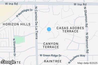 Map image of the property - 6970 N Asterion Ln