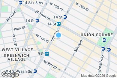 Map image of the property - Sunny 1-Bedroom in Greenwich Village | Prime Location