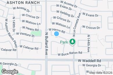 Map image of the property - 14621 W Ventura St