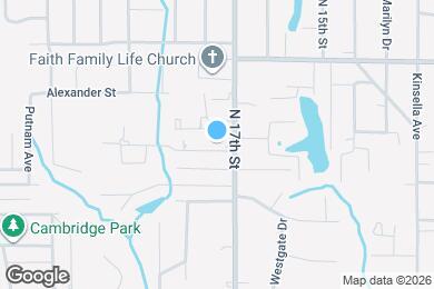 Map image of the property - 1305 N 17th St