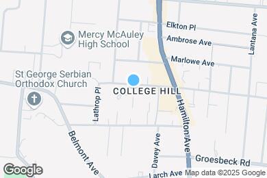 Map image of the property - 1657 Cedar Ave