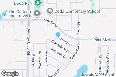 Map image of the property - 1323 Luverne Dr